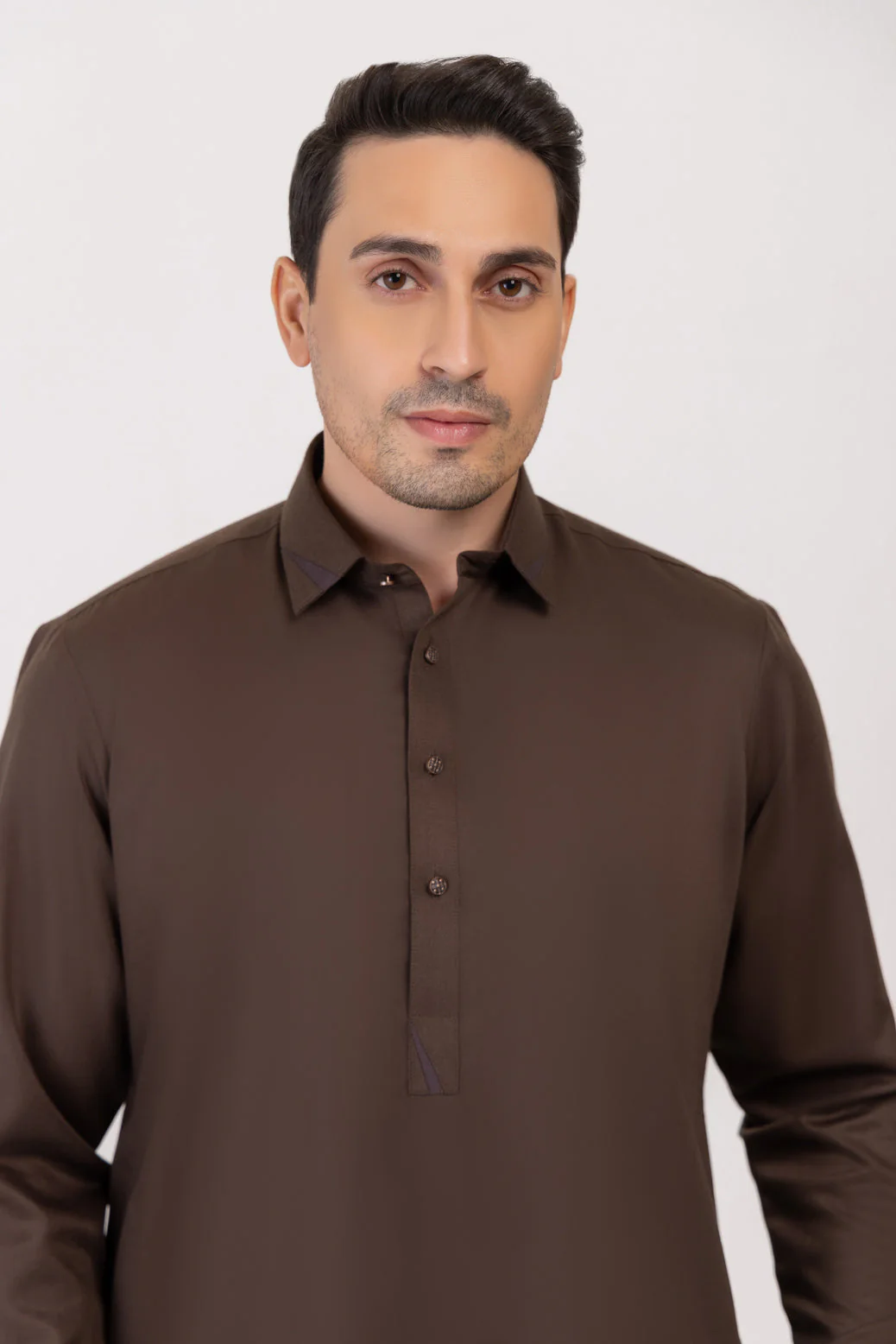 D-BROWN-BLENDED-SHALWAR SUIT  - (GSSW24-017) - Image 3