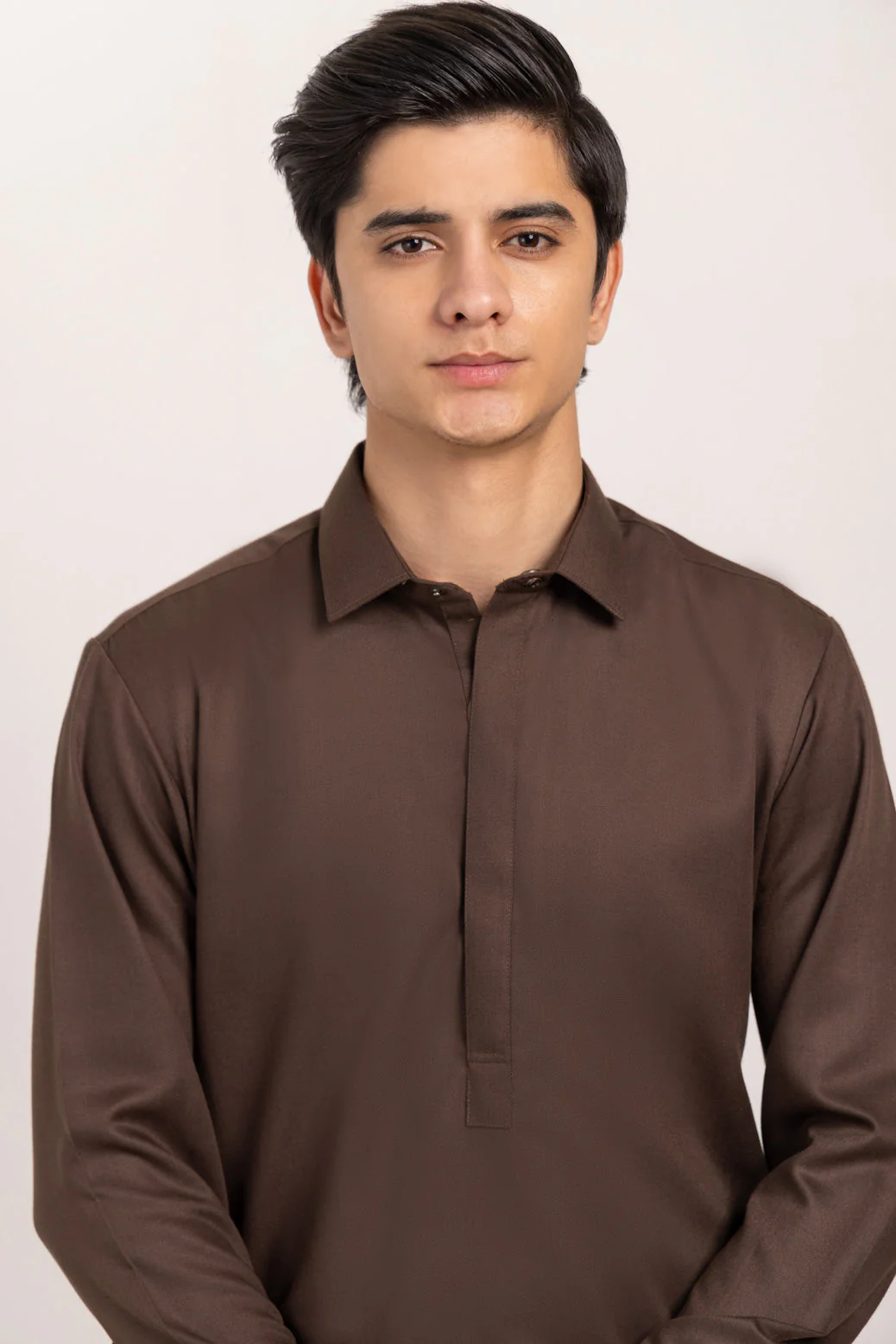 D-BROWN-BLENDED-SHALWAR SUIT  - (GSSW24-025) - Image 2