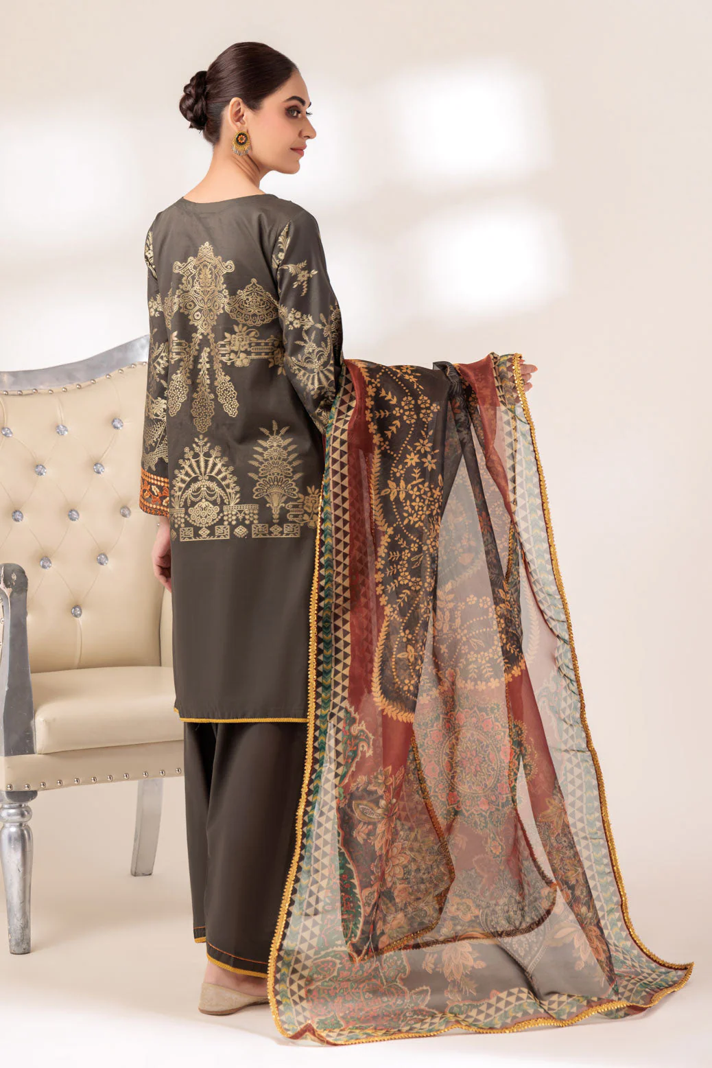 D-GREEN-JACQUARD-3 PIECE (BU1H223P06) - Image 5
