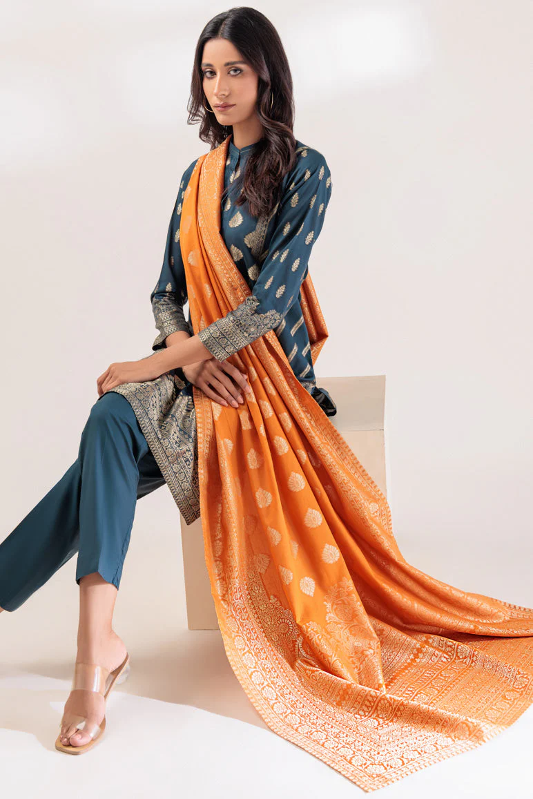D-GREEN-JACQUARD-3 PIECE (PWJ1233P10) - Image 4