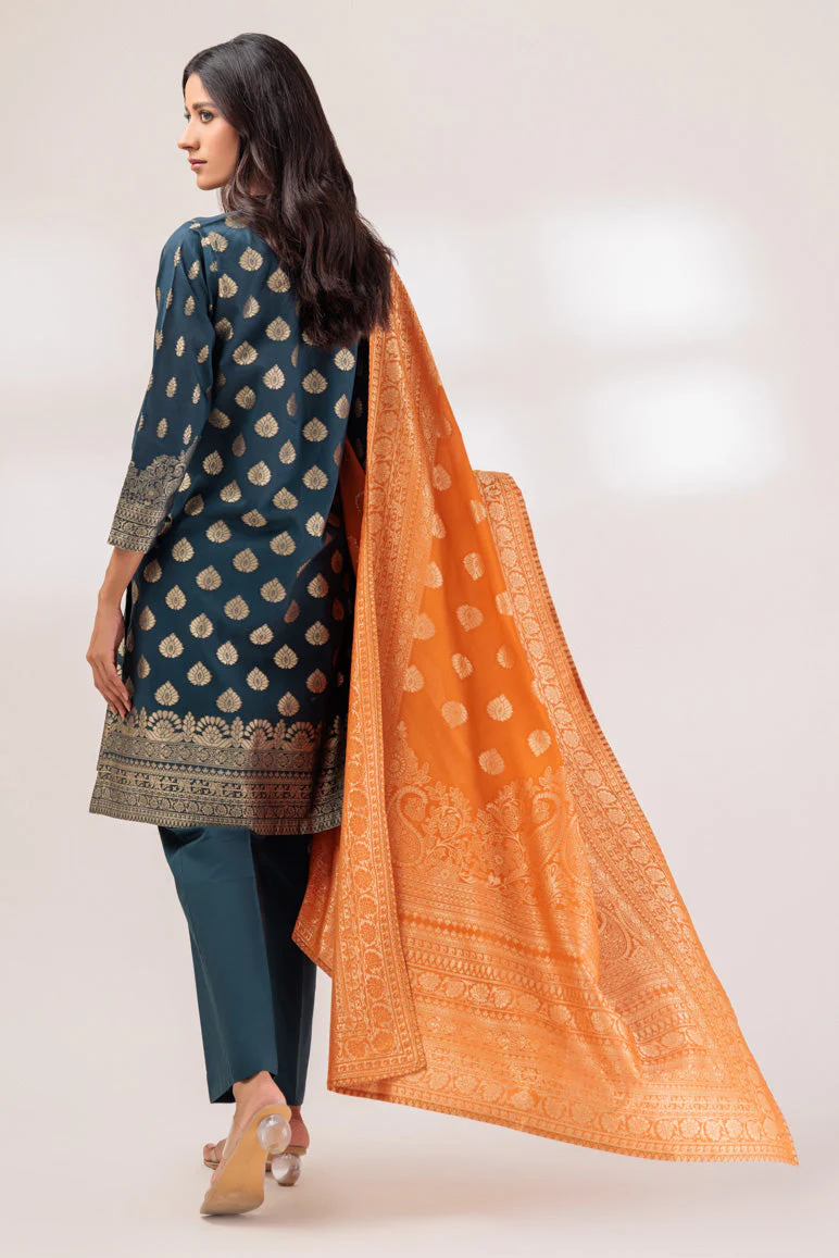 D-GREEN-JACQUARD-3 PIECE (PWJ1233P10) - Image 5