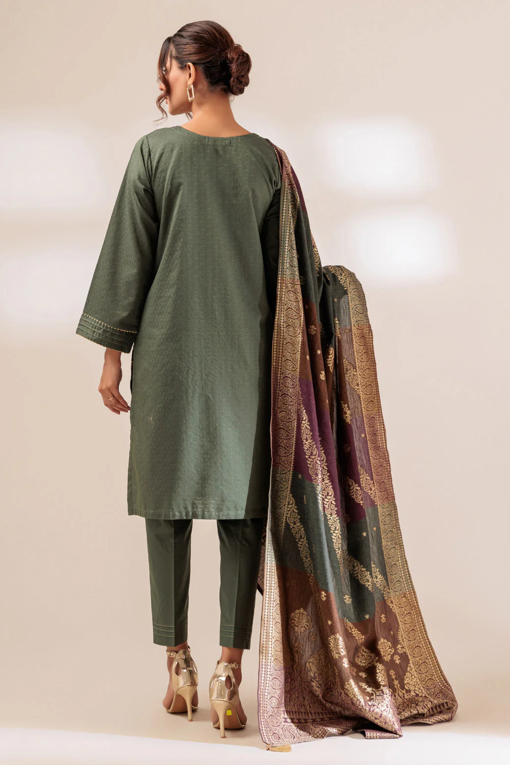 D-GREEN-JACQUARD-3 PIECE (PWS5233P22) - Image 5