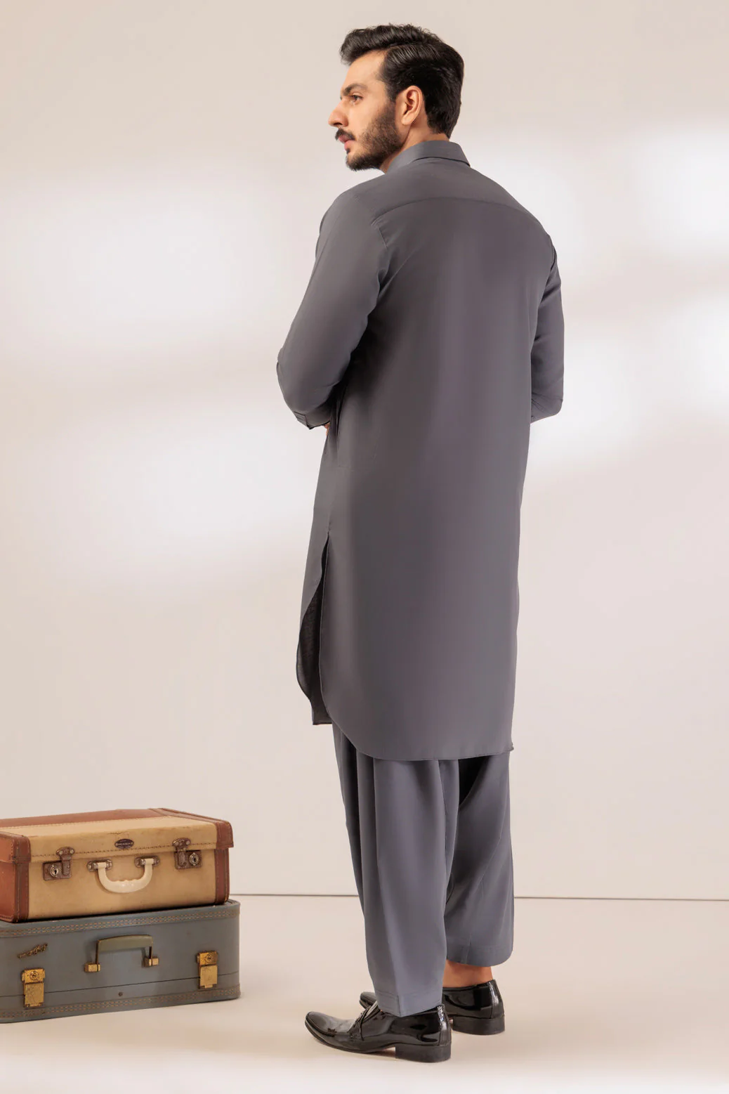D-GREY-BLENDED-SHALWAR SUIT - (GSSS24-025) - Image 5