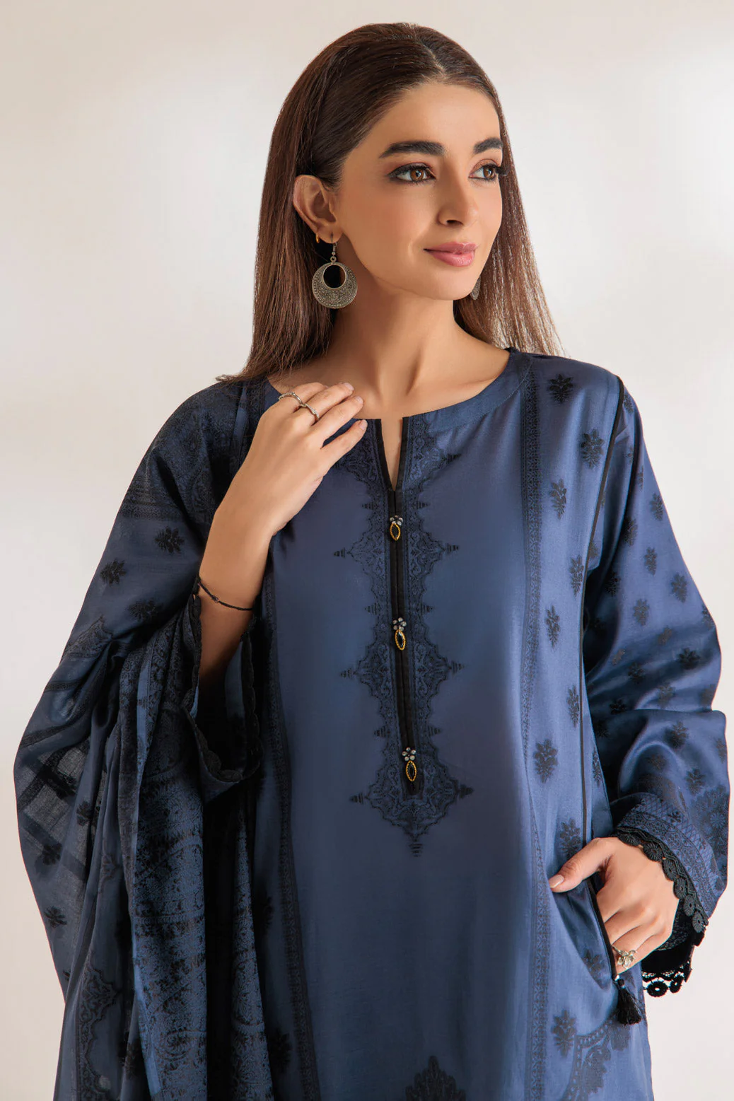 D-GREY-JACQUARD-3 PIECE (PWJ3233P11) - Image 2