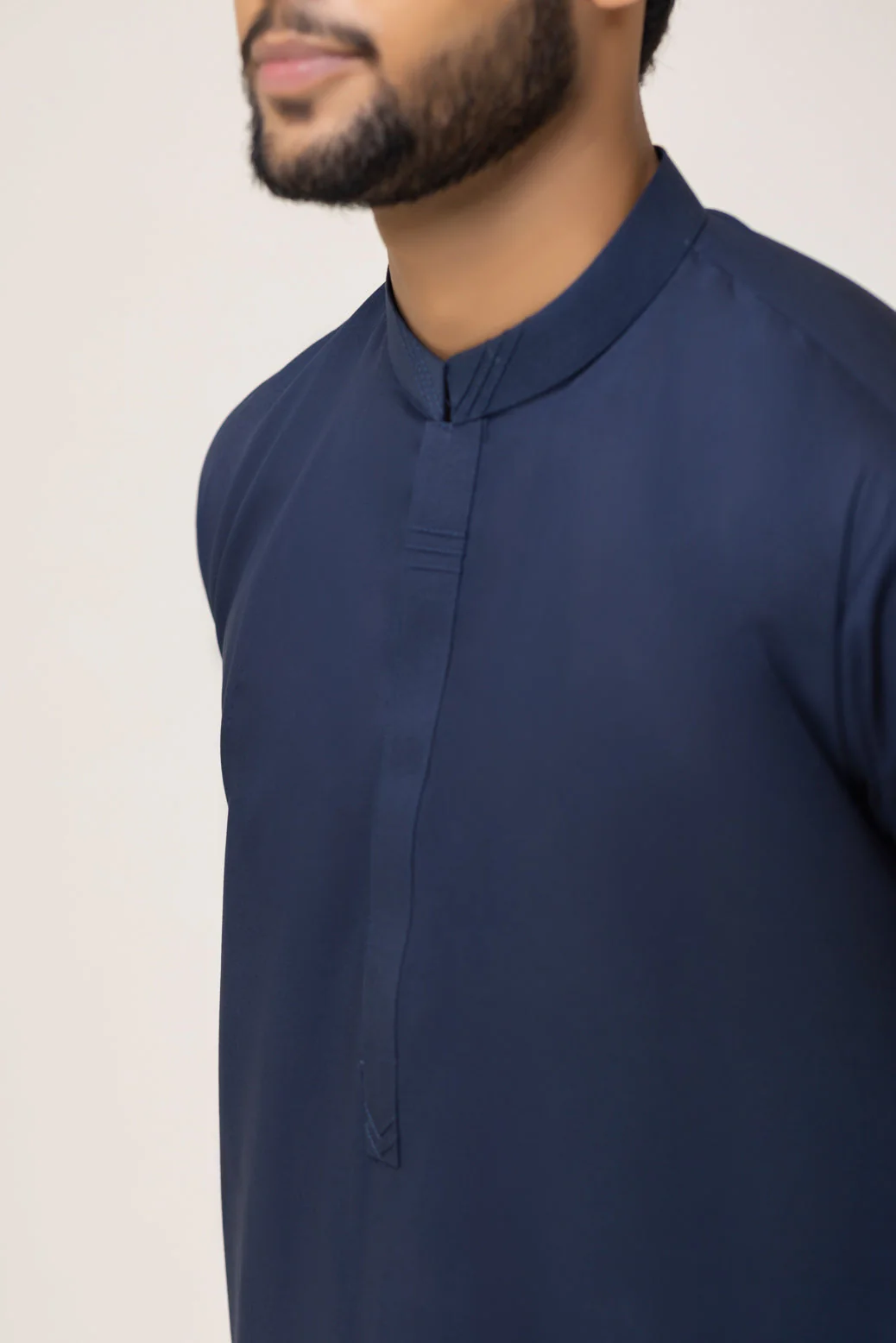 D-NAVY-BLENDED-KURTA SHALWAR - (KSRS23-098) - Image 5
