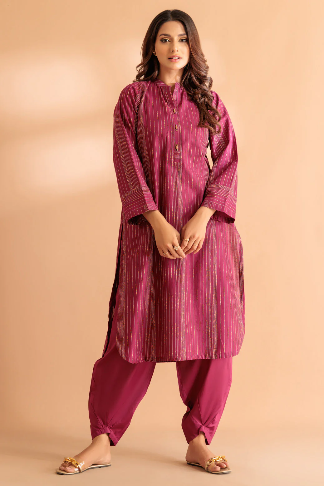 D-PINK-CAMBRIC-2 PIECE (SS6242P20) - Image 4