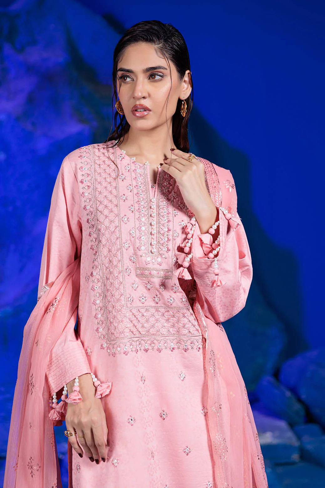 D-PINK-JACQUARD-3 PIECE (CD1S5243P2) - Image 2