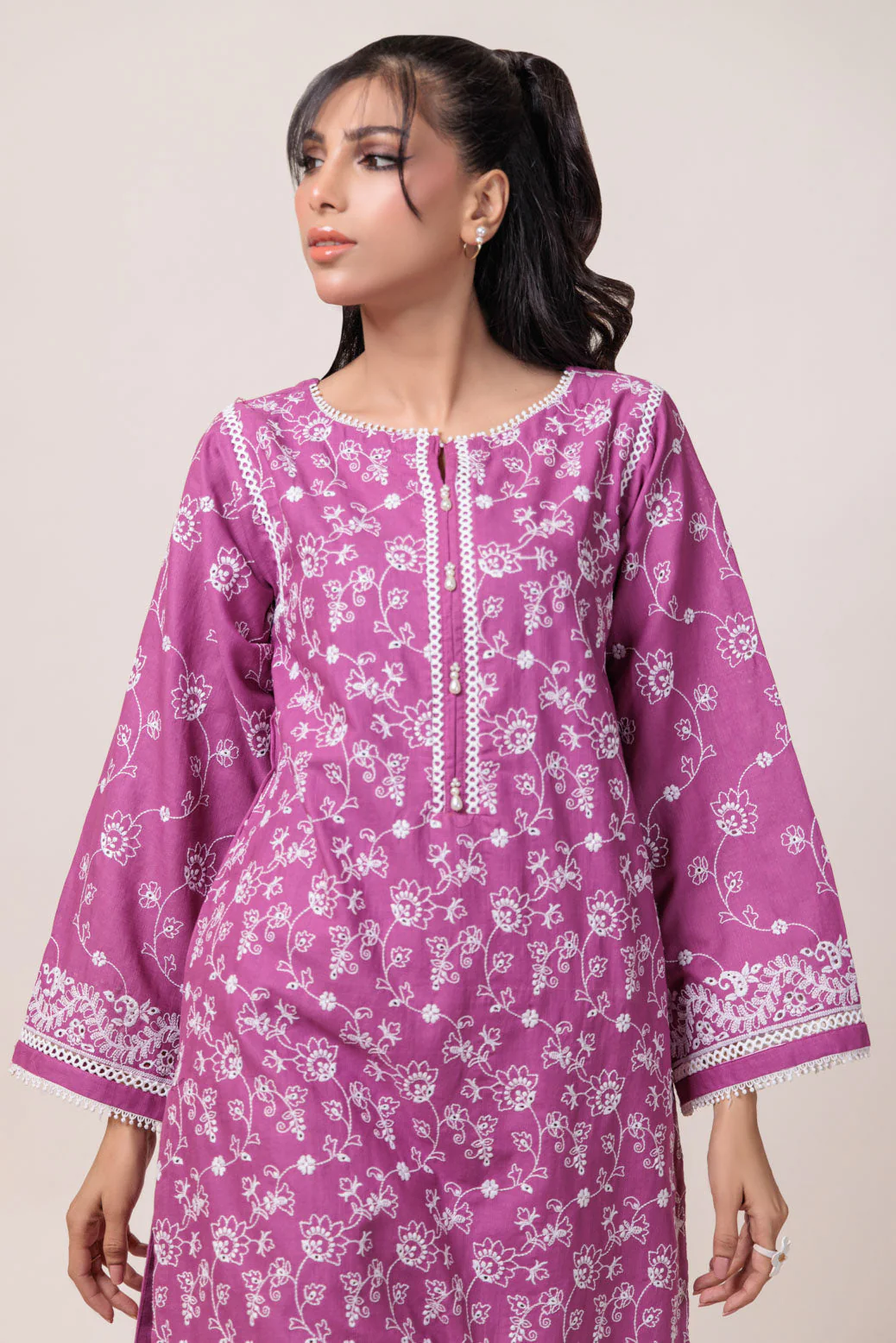 D-PINK-KHADDAR-2 PIECE (WS6242P06) - Image 4