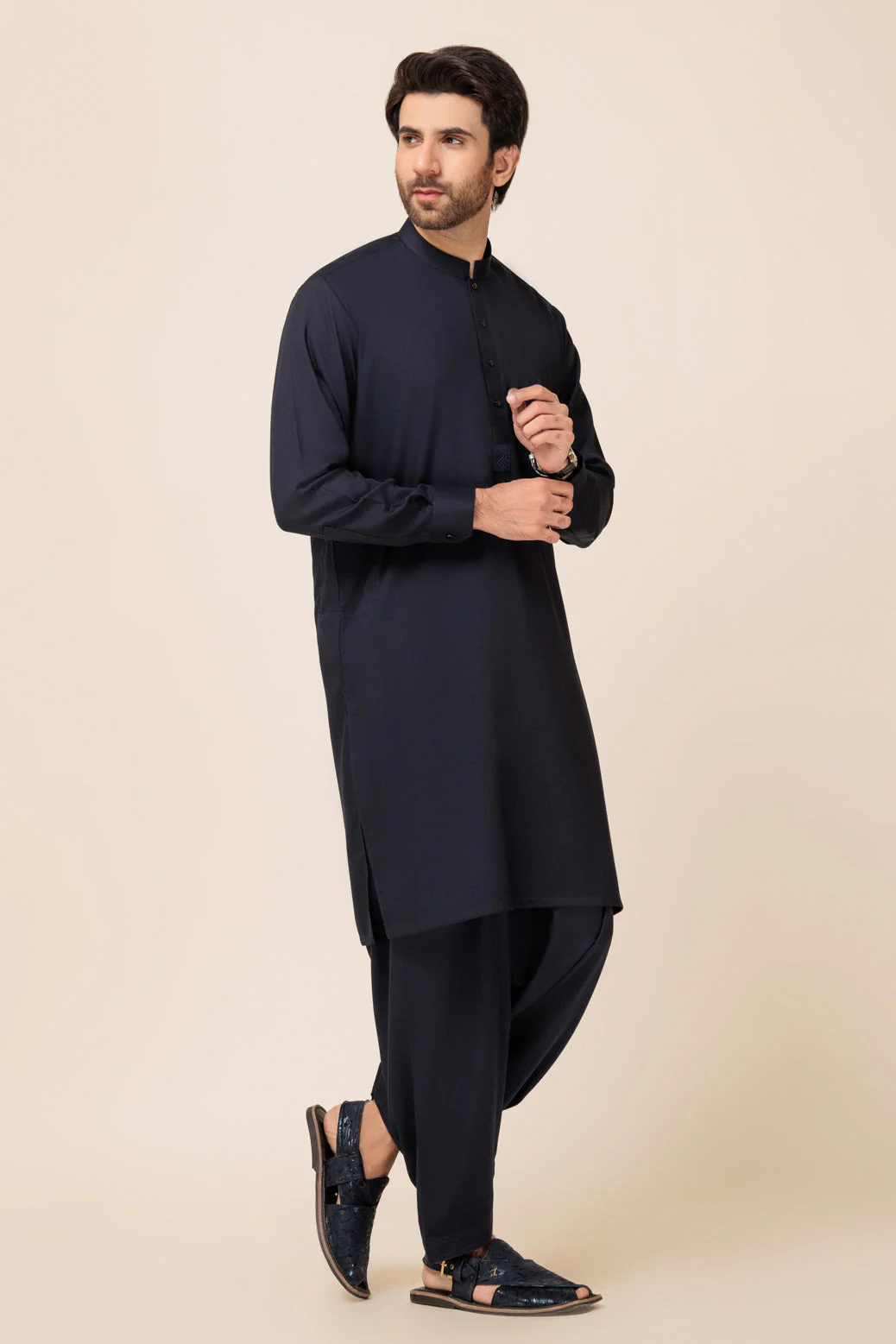 D-PURPLE-BLENDED-SHALWAR SUIT - (GSBW23-027) - Image 3