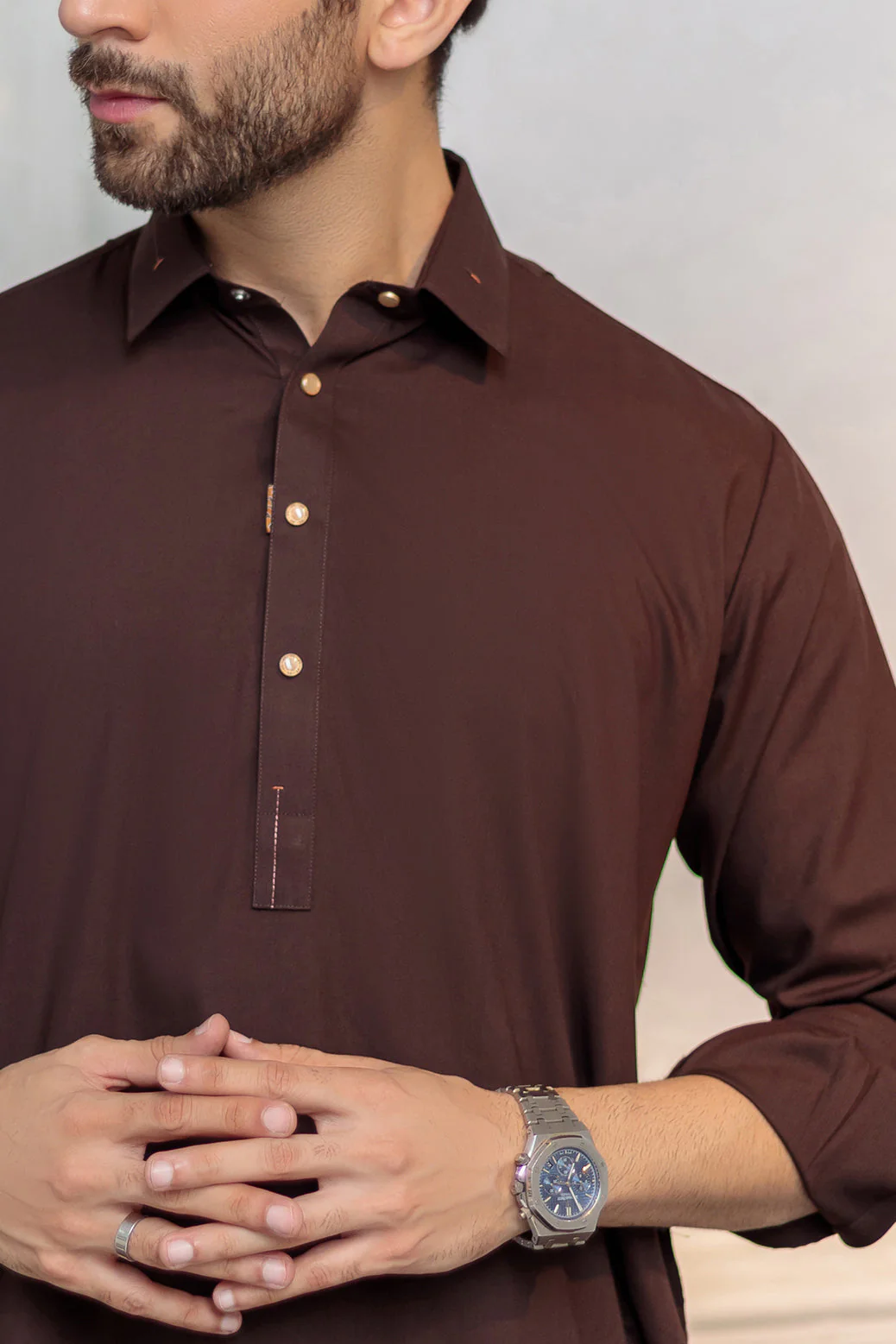 D-WALNUT-BLENDED-SHALWAR SUIT - (GSSR24-003) - Image 4