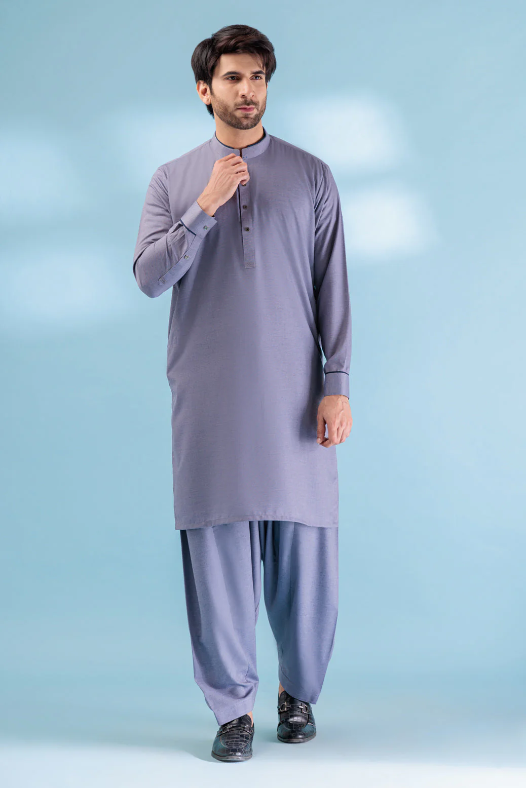 DENIM-BLENDED-SHALWAR SUIT - (GSBW23-044) - Image 3