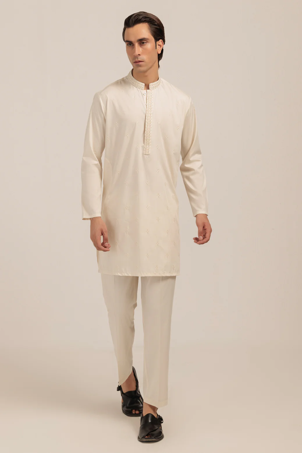 DOVE-BLENDED-KURTA TROUSER - (KSW24-002) - Image 5
