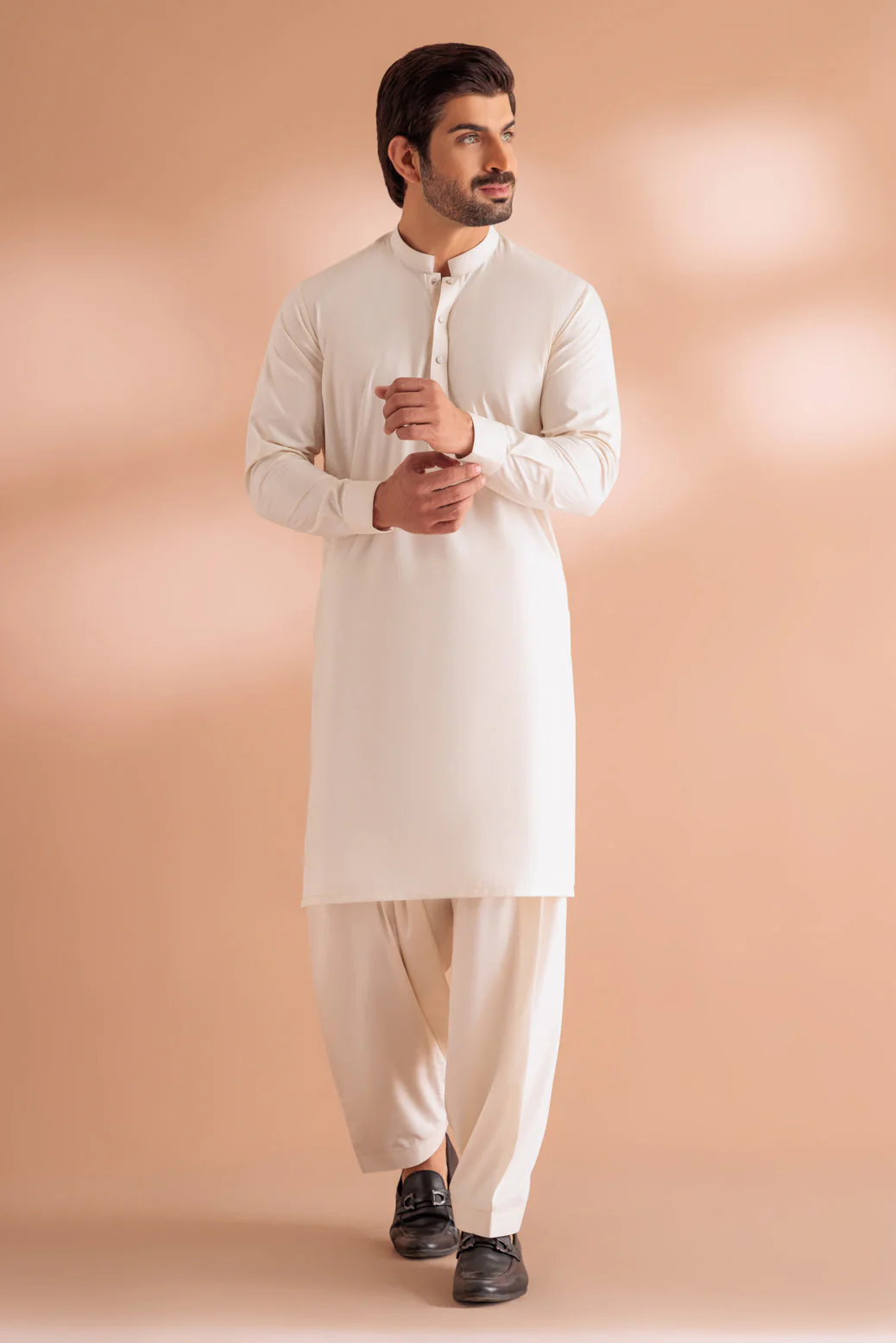DOVE-BLENDED-SHALWAR SUIT - (GSBS24-008) - Image 3