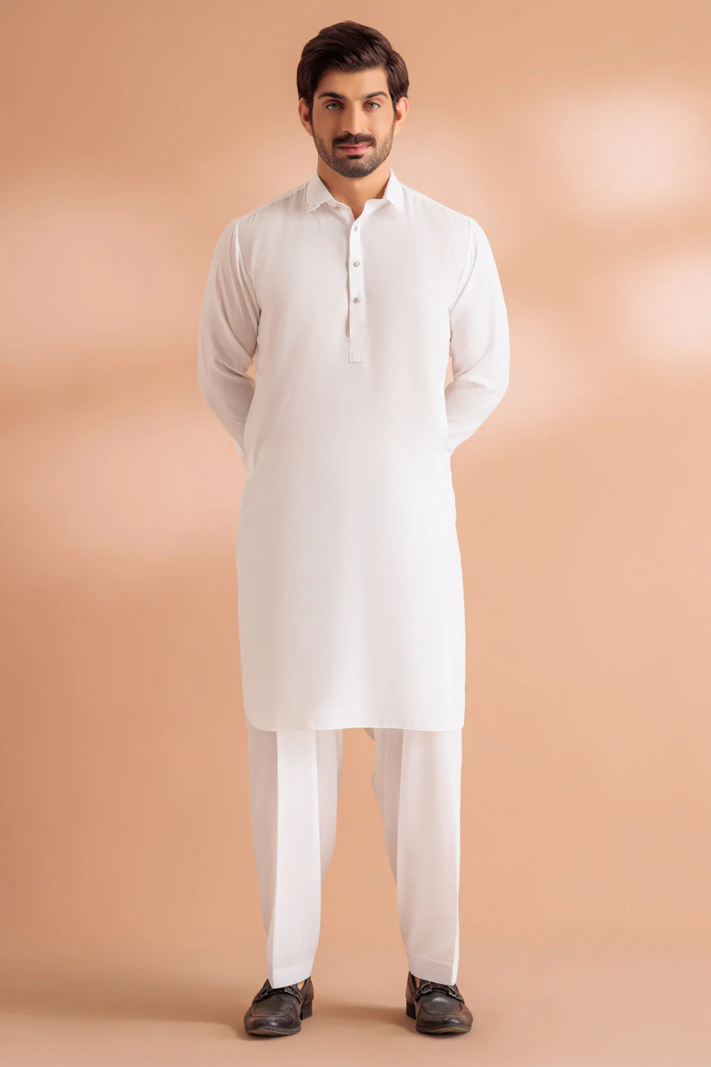 DOVE-BLENDED-SHALWAR SUIT - (GSSS24-006) - Image 2