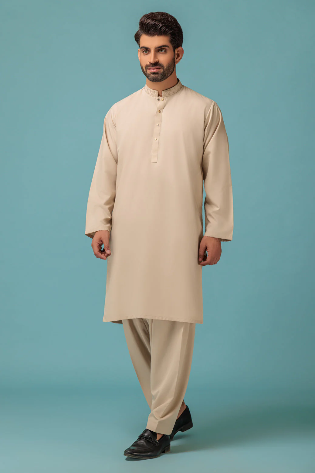 EGG-NOG-BLENDED-KURTA SHALWAR - (KSRW23-019) - Image 3