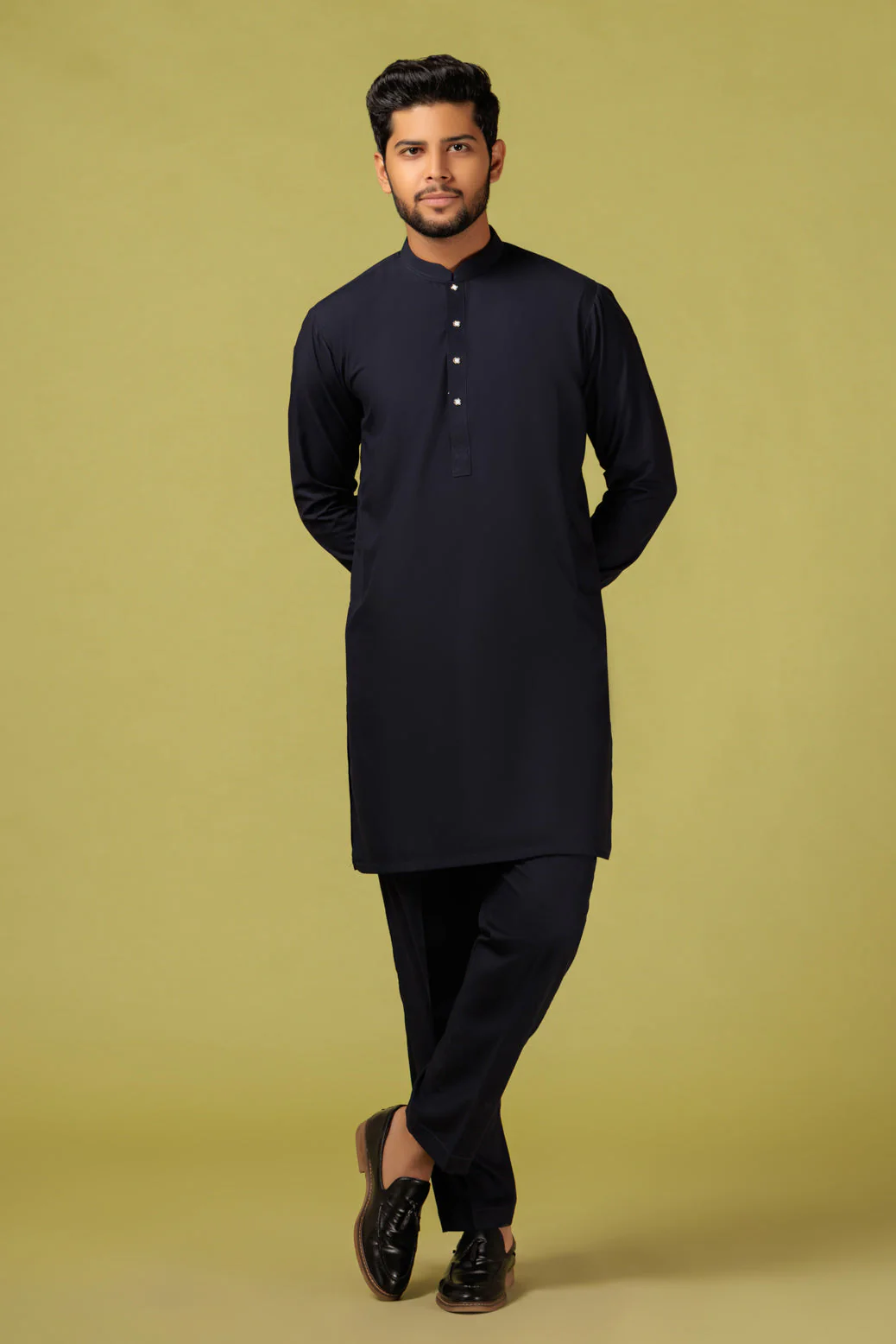 EGYPTIAN-BLENDED-KURTA PAJAMA TROUSER - (KSB23-010) - Image 3