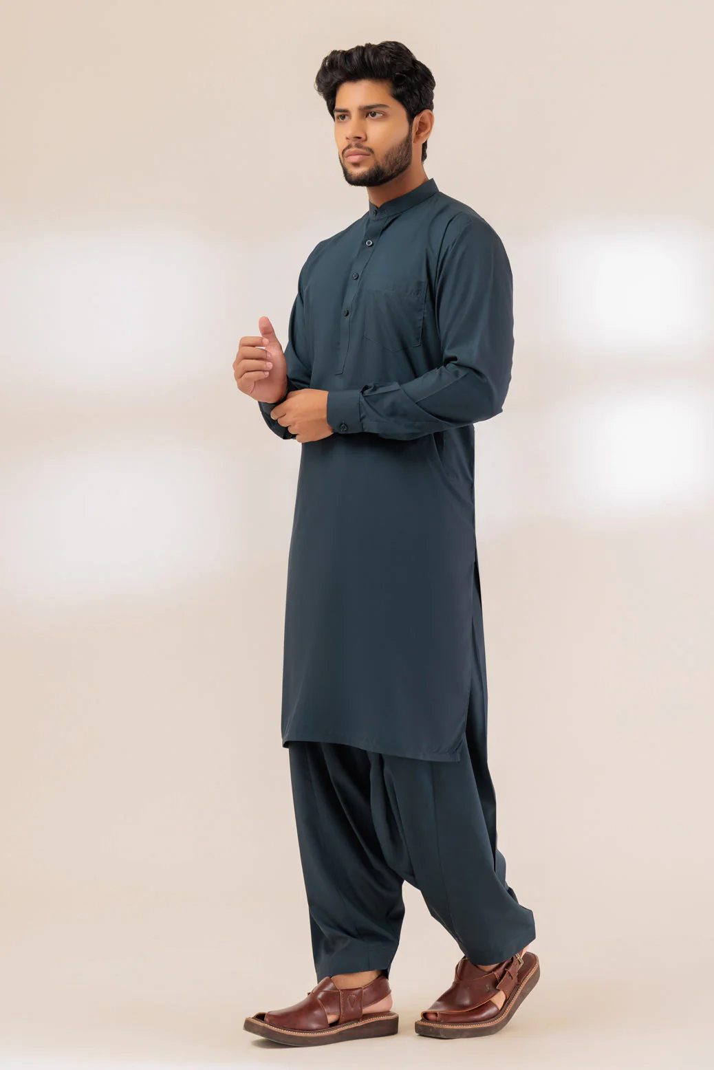 ESPRESSO-BLENDED-SHALWAR SUIT - (GSBR23-007) - Image 4