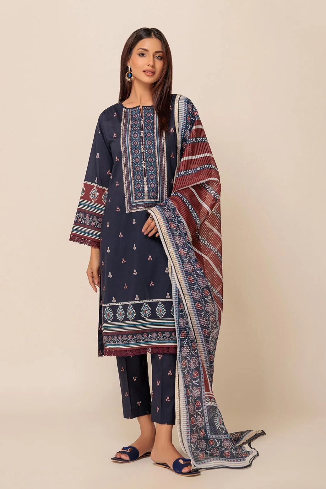 ETHNIC FLORAL - 3 PC (2S24P3P046) - Image 4