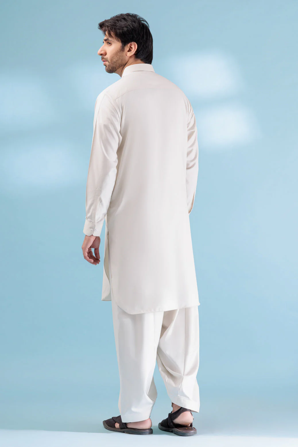 F-BROWN-BLENDED-SHALWAR SUIT - (GSSB23-008) - Image 6