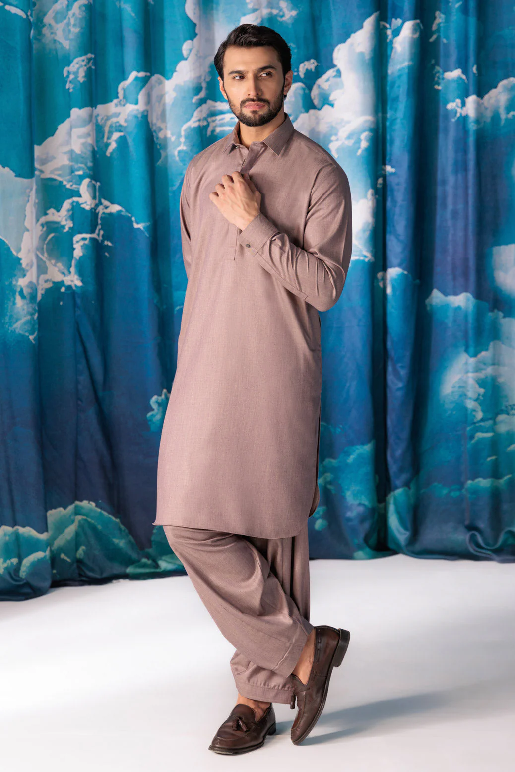 FAWN-BLENDED-SHALWAR SUIT  - (GSSW24-011) - Image 4