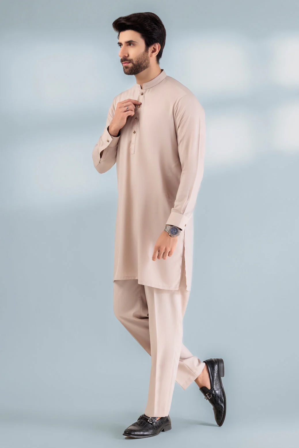 FEATHER-BLENDED-KURTA TROUSER - (KSS24-030) - Image 3