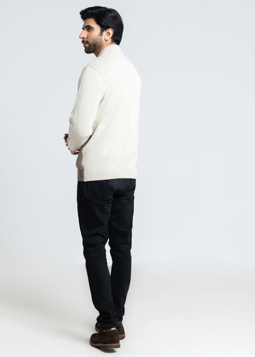 Fog-Turtle Neck Zipper Full Sleeves Sweater (761-14) - Image 5