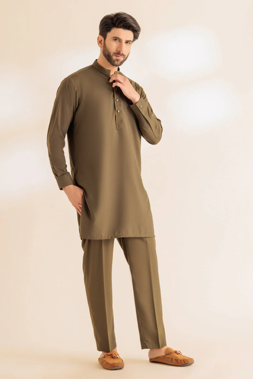 G-TEA-BLENDED-KURTA TROUSER - (KSS24-034) - Image 3