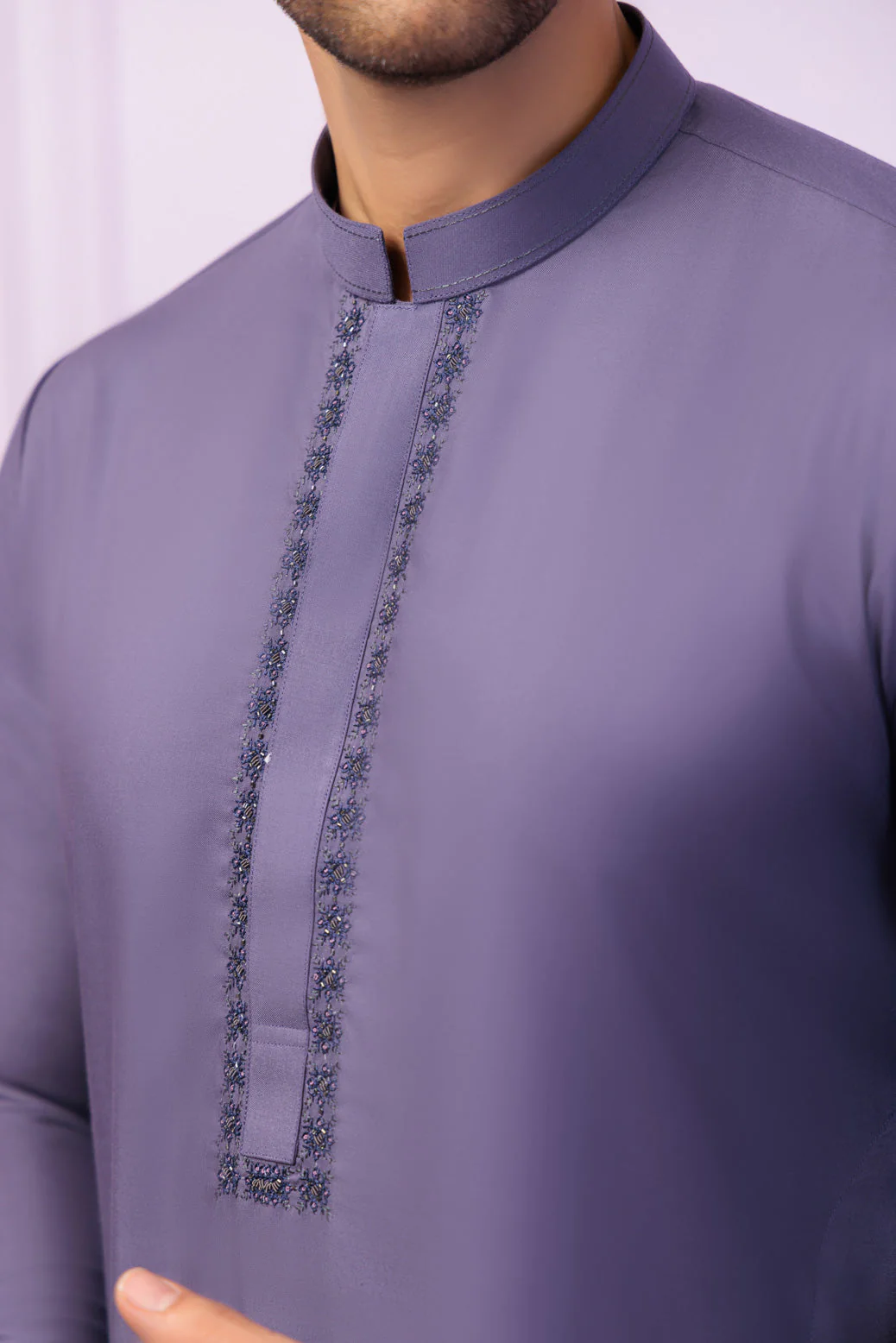 G-THSTLE-BLENDED-KURTA TROUSER - (KSR24-012) - Image 3