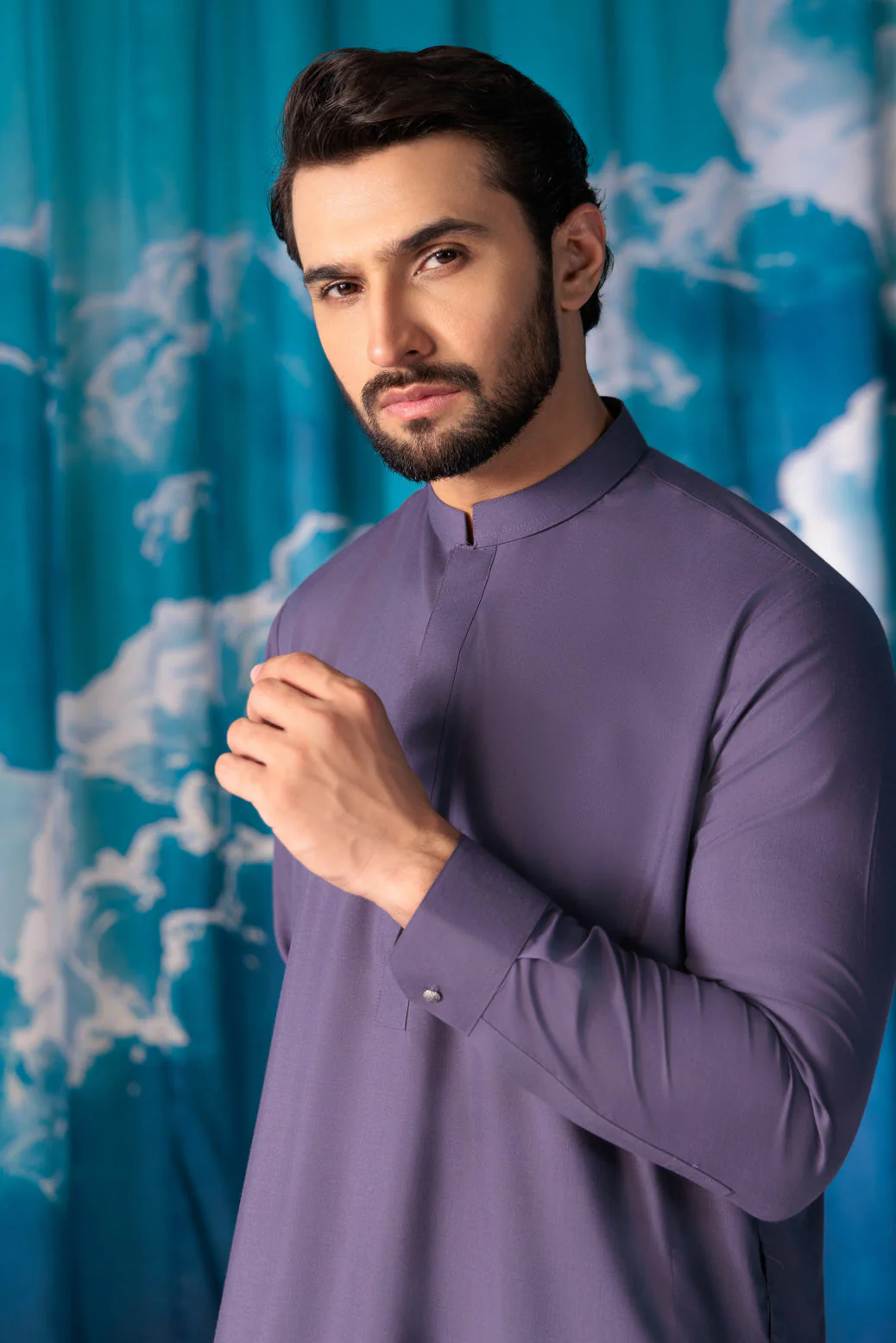 G-THSTLE-BLENDED-KURTA TROUSER - (KSW24-009) - Image 2