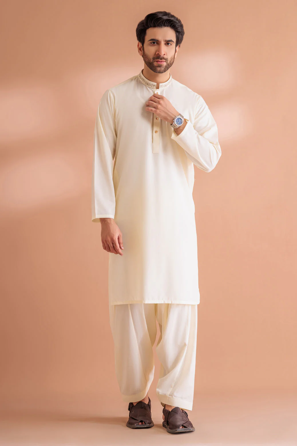 G-VILLA-BLENDED-KURTA SHALWAR - (KSRS24-014) - Image 4