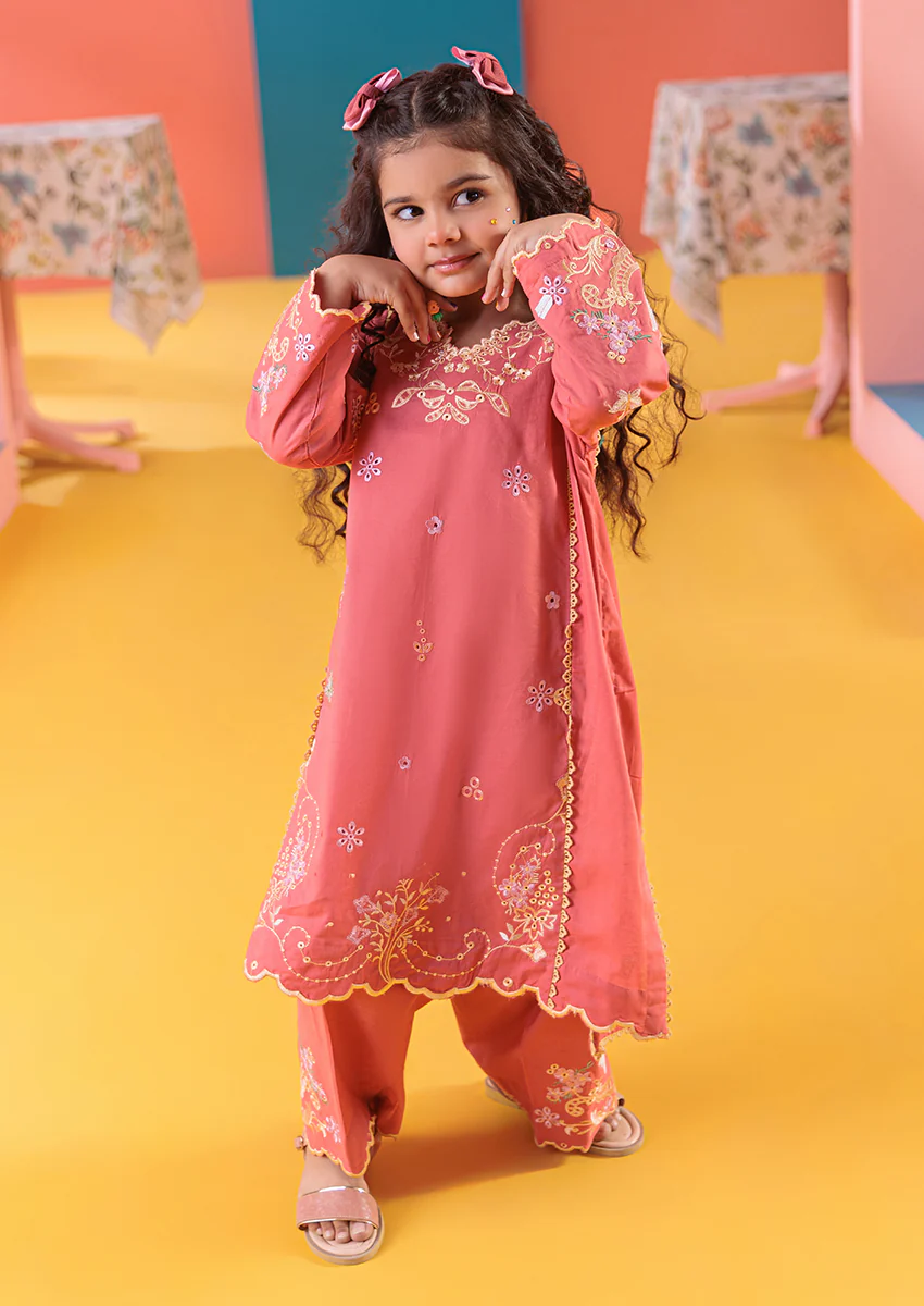 Pink- Lawn -2 Piece (G25DE2007) - Image 3