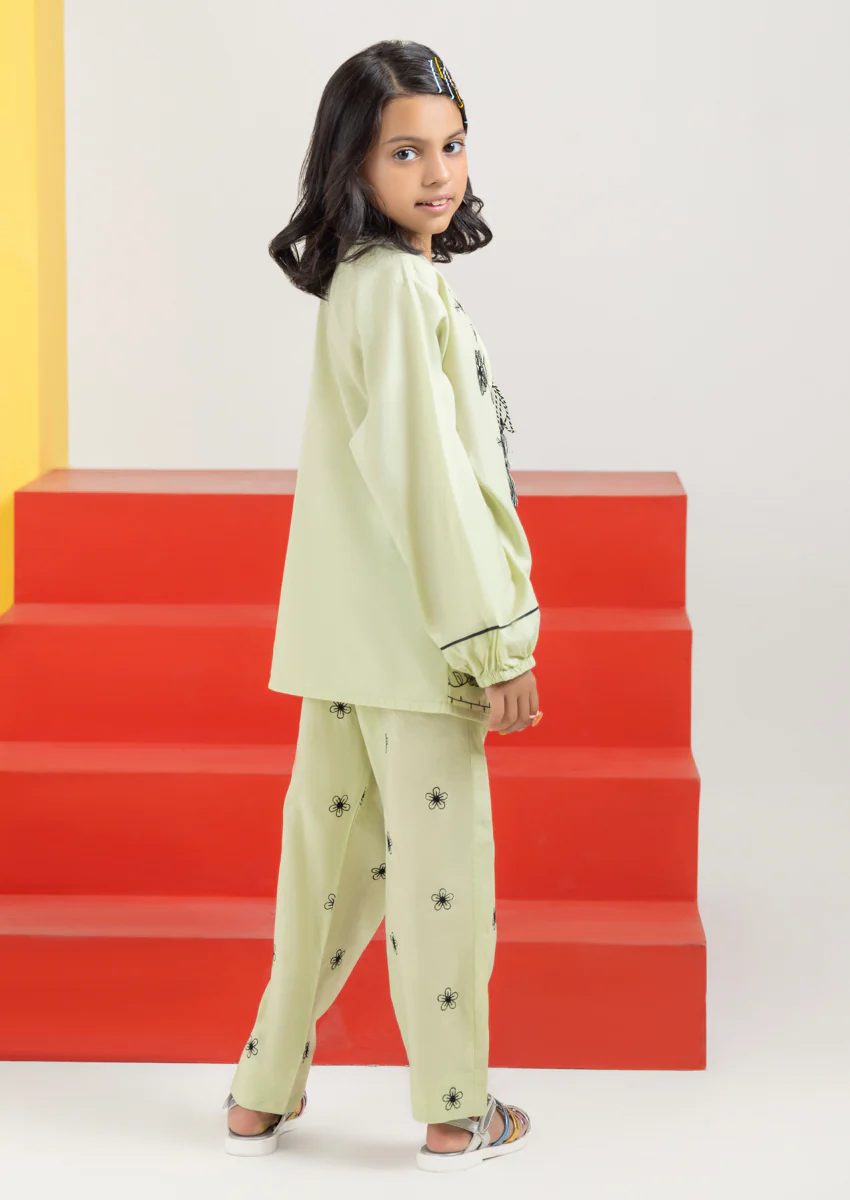 Light-Green-Cambric-2 Piece (G25DE2019) - Image 2