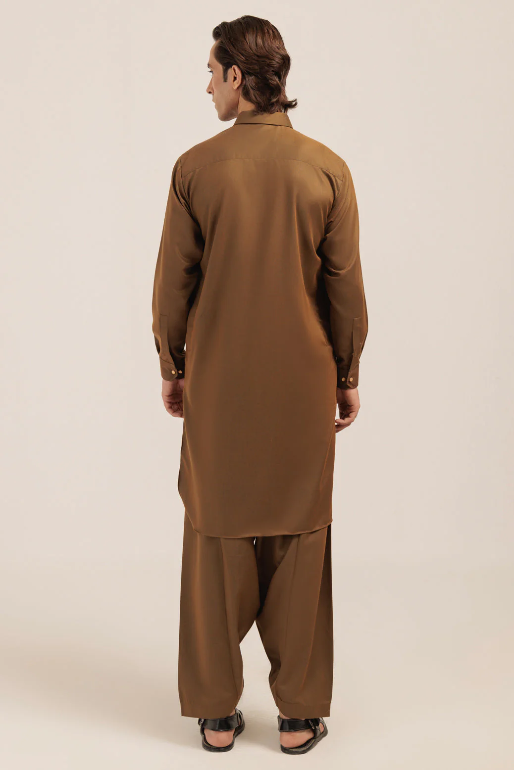GOLDEN-BLENDED-KURTA SHALWAR - (KSRW24-026) - Image 4