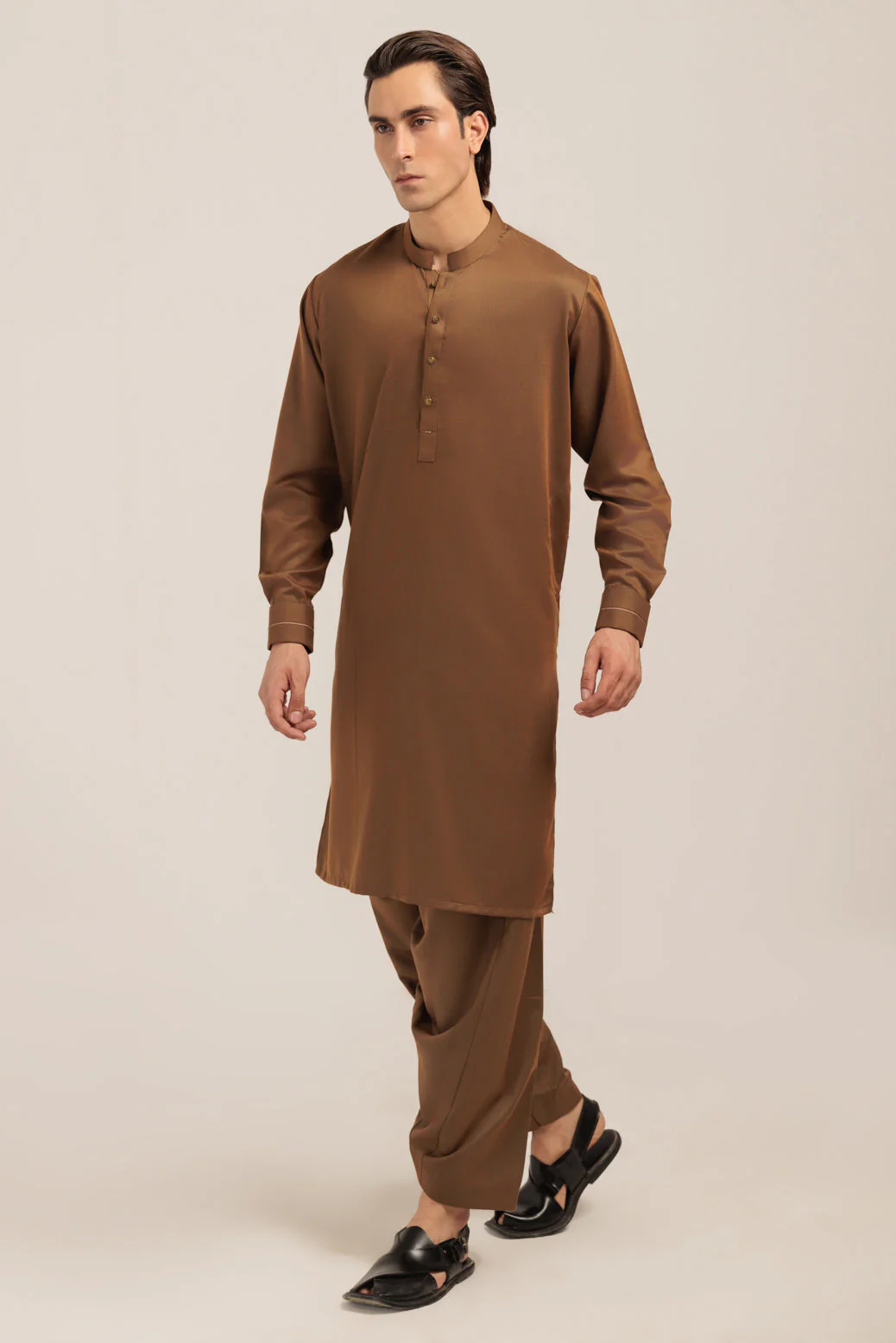 GOLDEN-BLENDED-SHALWAR SUIT - (GSSW24-015) - Image 2