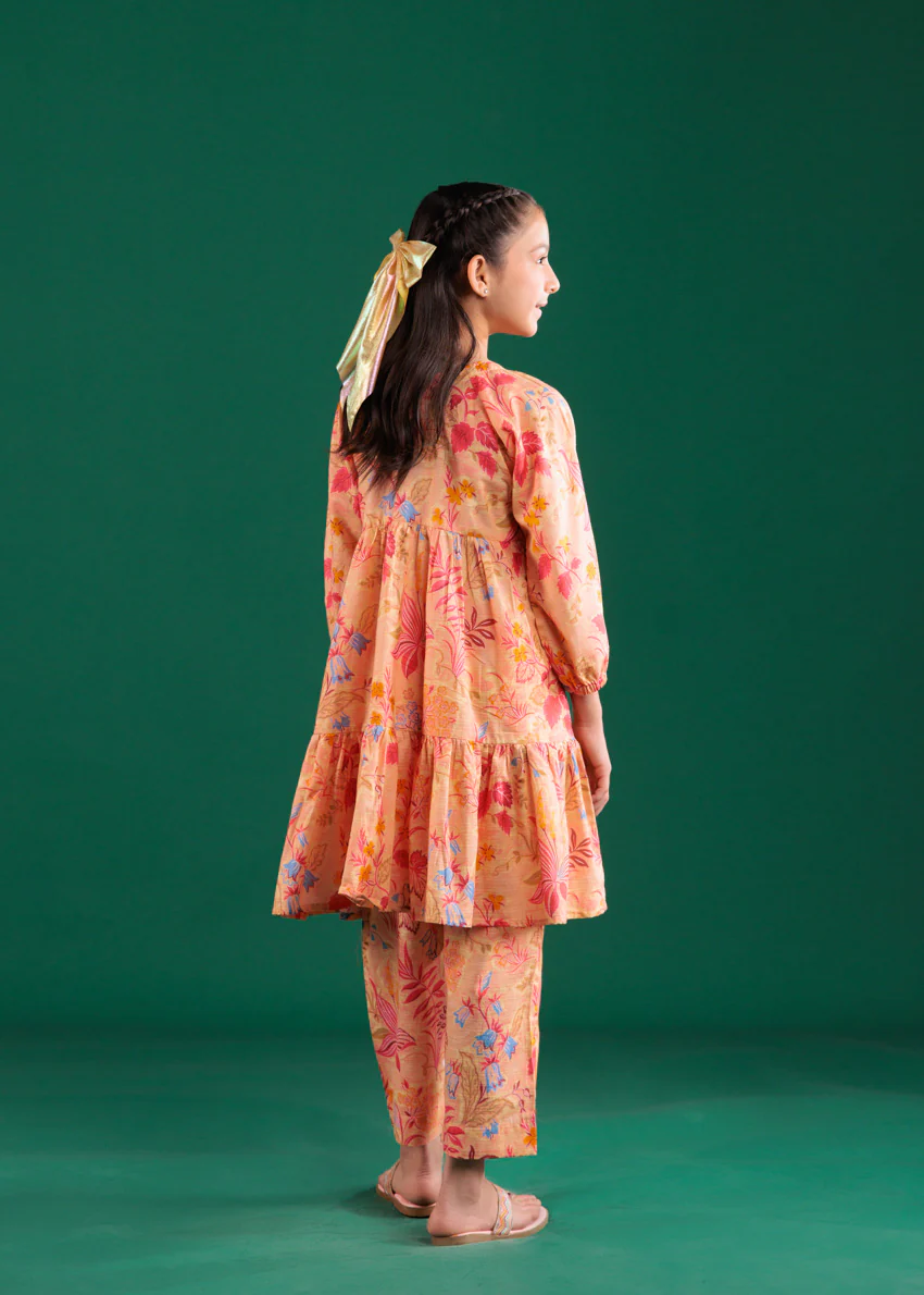 Peach-Dobby-Lawn-2 Piece (GP1P2PBS26BG1F9) - Image 2