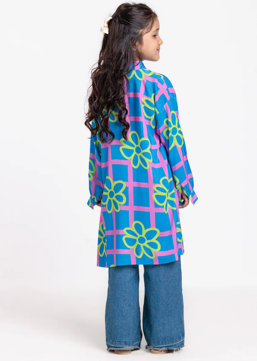 D-Blue-Viscose-1 Piece (GP1PPBS25BG7A19) - Image 2