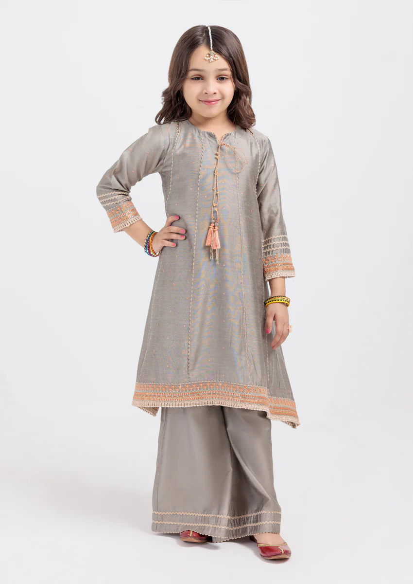 Grey-Silk-2 Piece (GPS25DE2010) - Image 3