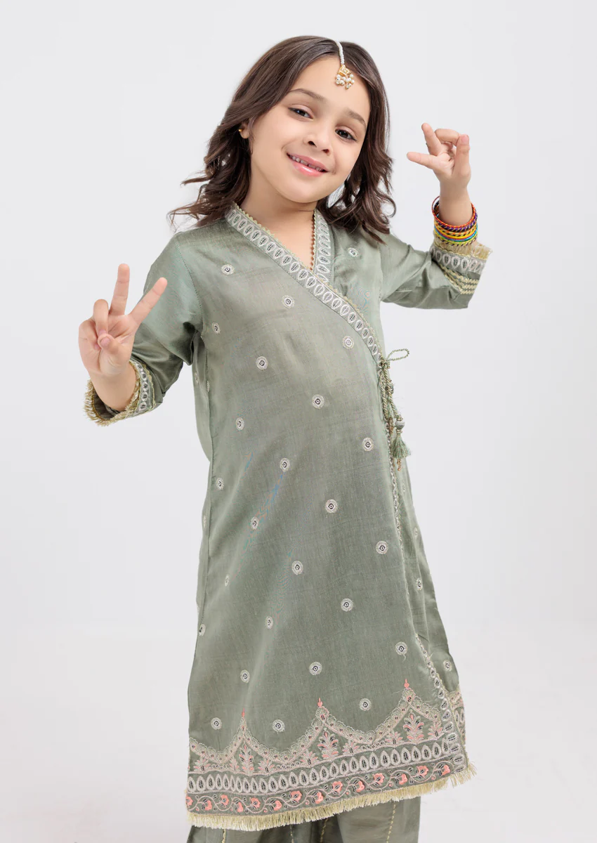 Green-Silk-2 Piece (GPS25DE2011) - Image 6