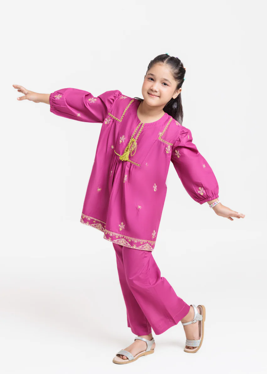 Hot-Pink-Cambric-2 Piece (GPS25DE2015) - Image 4