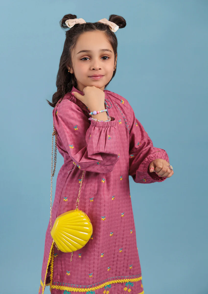 Pink-Dobby-2 Piece (GPS25DE2033) - Image 2