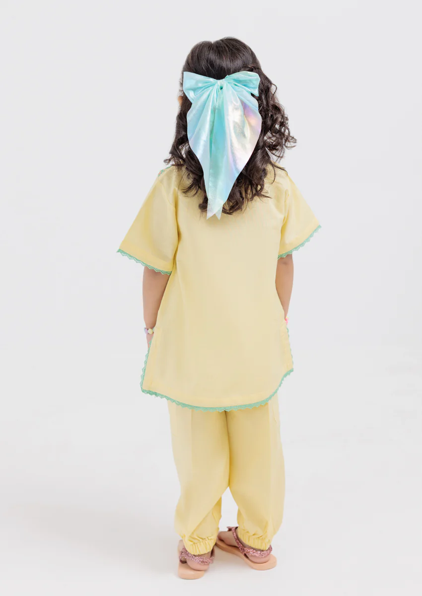 Yellow-Cambric-2 Piece (GPS25DE2048) - Image 2