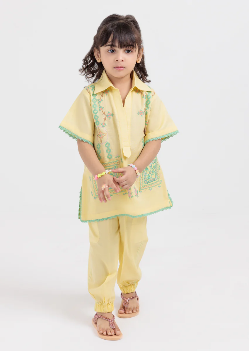 Yellow-Cambric-2 Piece (GPS25DE2048) - Image 5