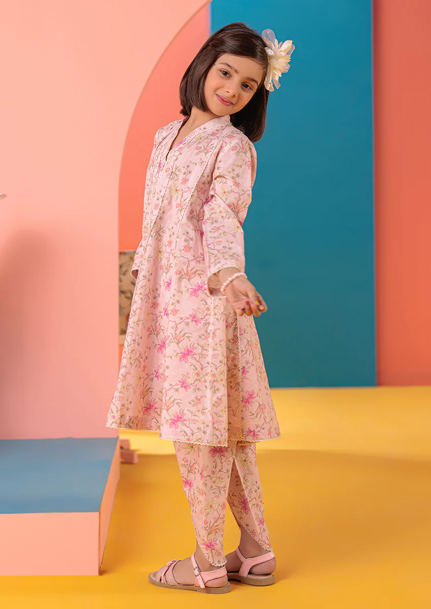 L-Pink-Lawn-2 Piece (GPS25P2005) - Image 4
