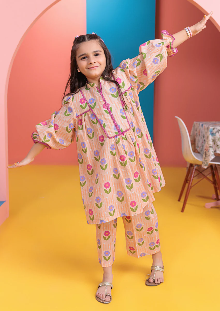Peach-Cambric-2 Piece (GPS25P2009) - Image 6