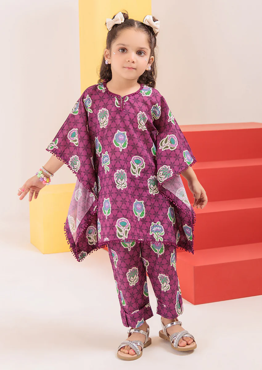 Purple-Cambric-2 Piece (GPS25P2023) - Image 4