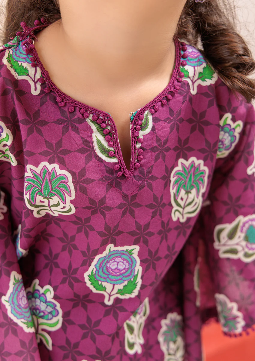 Purple-Cambric-2 Piece (GPS25P2023) - Image 6