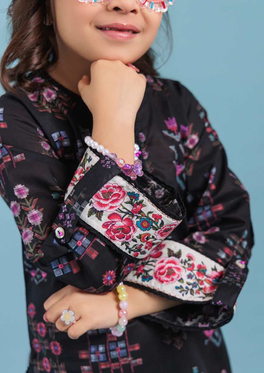 Black-Cambric-2 Piece (GPS25P2039) - Image 3