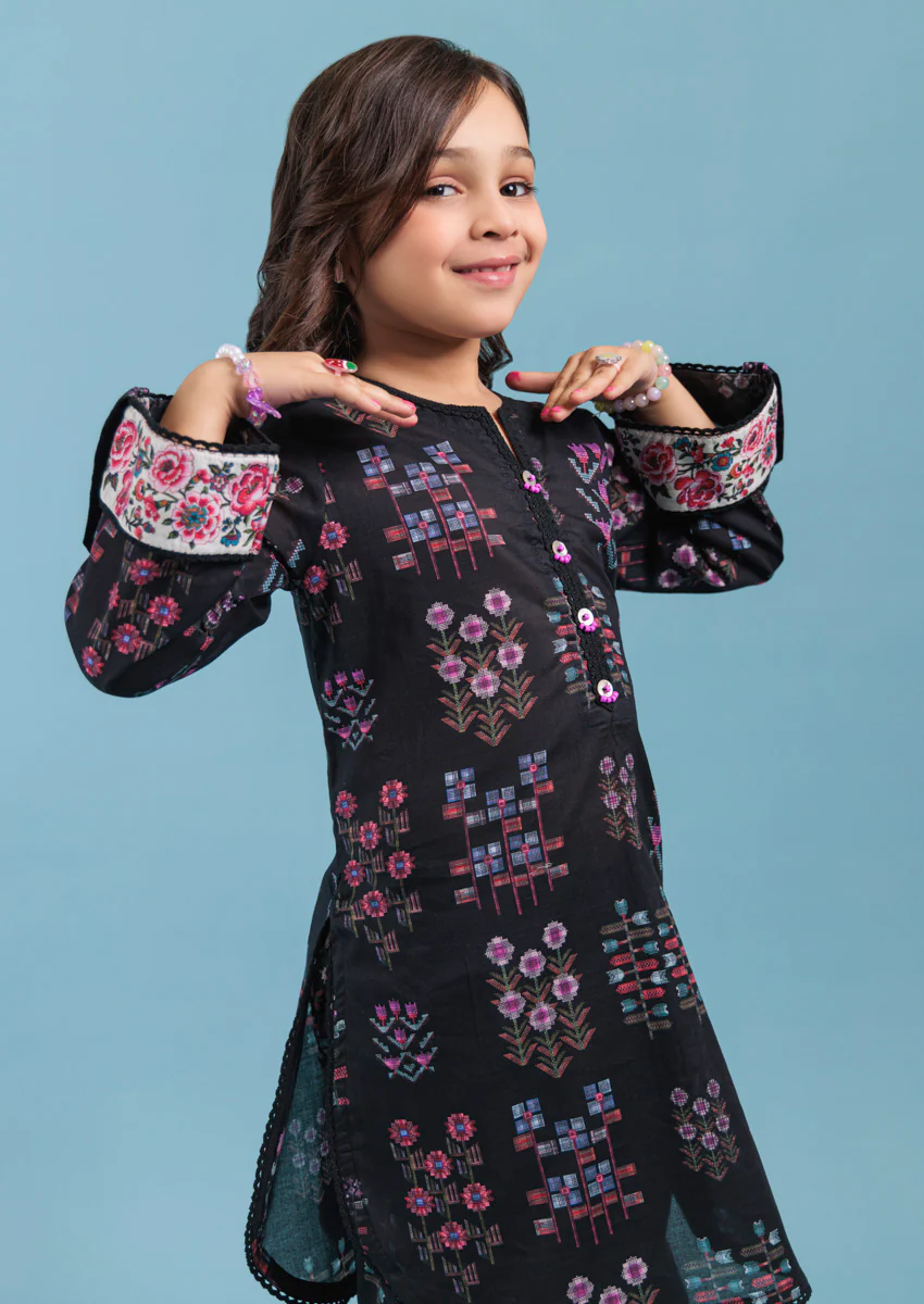 Black-Cambric-2 Piece (GPS25P2039) - Image 4