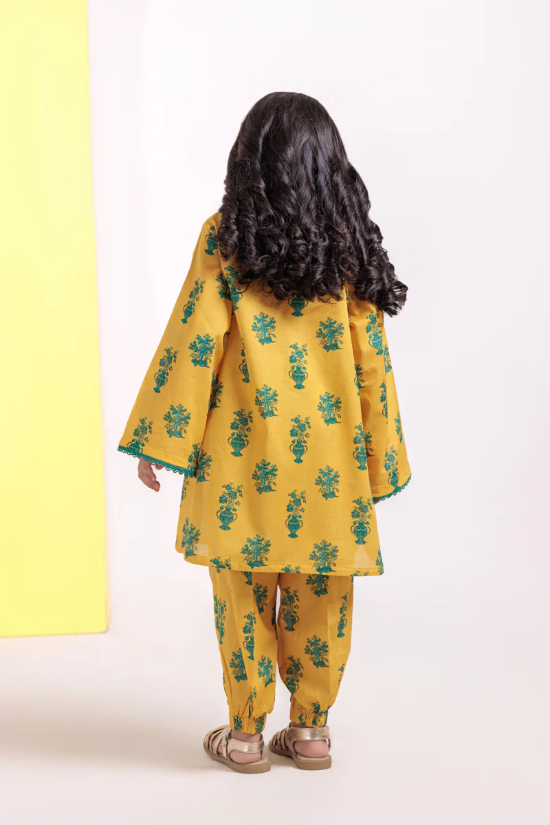 Yellow-Cambric-2 Piece (GPS25P2045) - Image 2