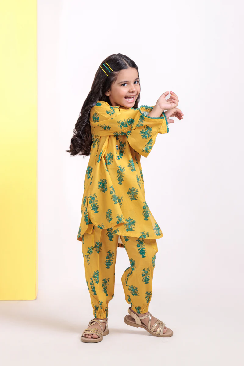 Yellow-Cambric-2 Piece (GPS25P2045) - Image 4